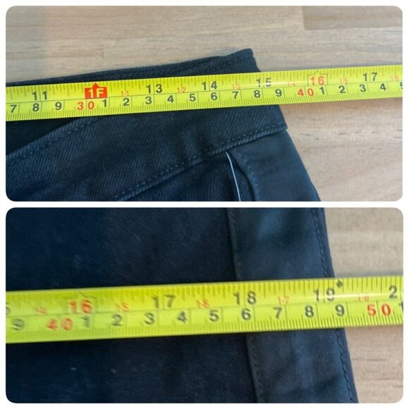 Lauren Ralph Lauren BLACK LABEL Women's Satin-Stripe High-Rise Boot Jeans Sz 8 - Picture 9 of 11